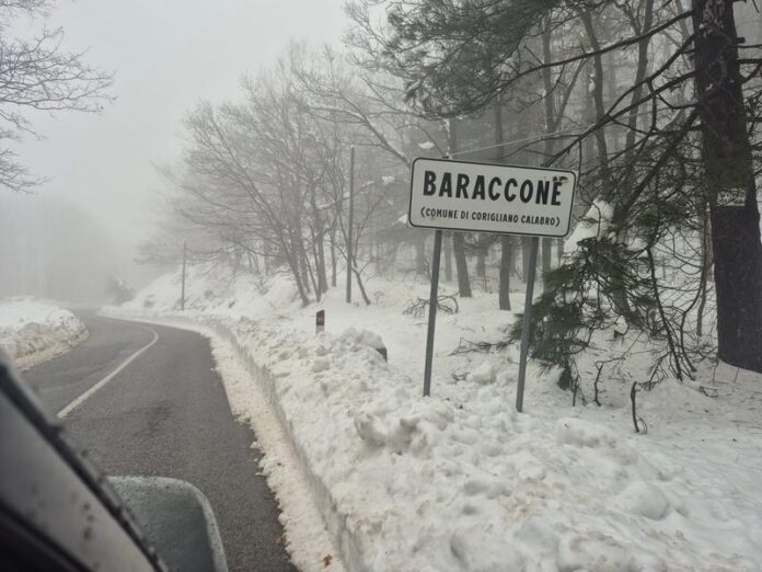 neve strada baraccone corigliano