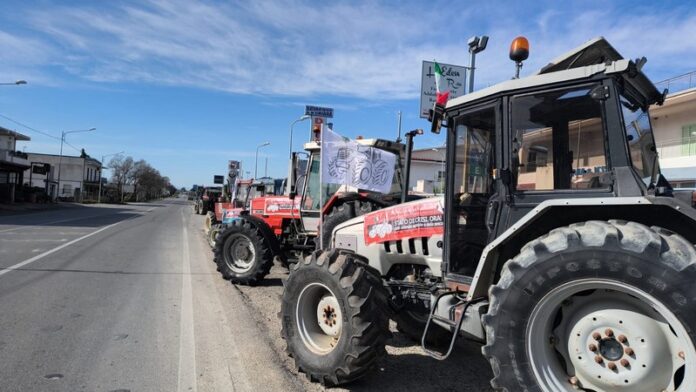 agricoltori allevatori trattori