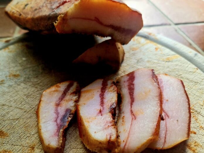 guanciale di suino nero calabrese