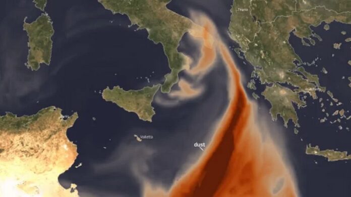 sabbia sahara calabria