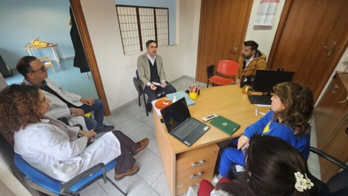 Alecci in visita alla Neuropsichiatria Infantile di Soverato