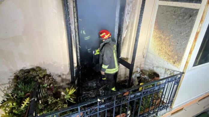 incendio casa reggio