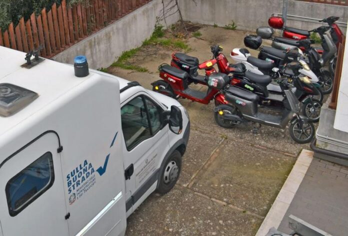 sequestro velocipedi truccati