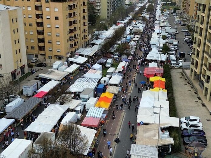 veduta dall'alto della Fiera san giuseppe 2025