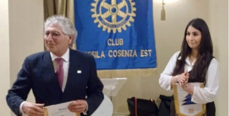 Rotary Club Presila Cosenza Est, Assegnata la Borsa di studio