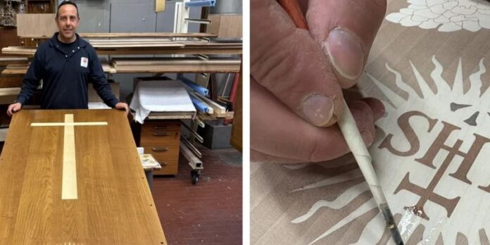 Lago Fois restauratore_feretro papa francesco