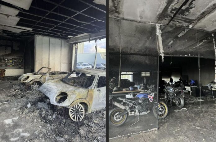 incendio calabria motori
