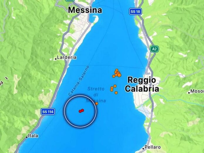 terremoto stretto reggio messina