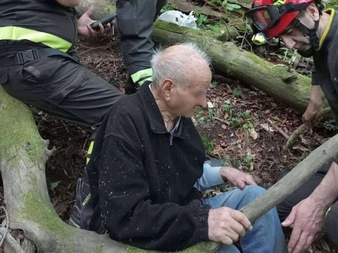 anziaro soccorso vigili del fuoco