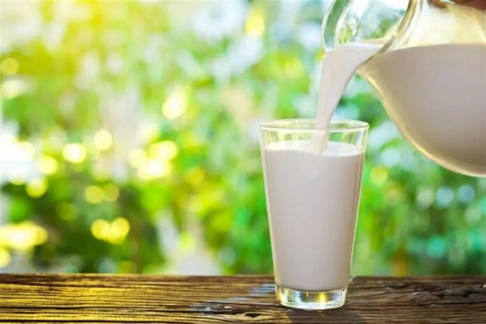 latte bicchiere brocca