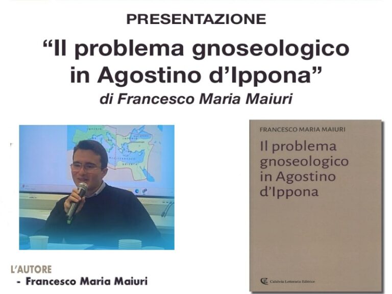 La “Conoscenza” in Sant’Agostino spiegata da un giovane talento calabrese