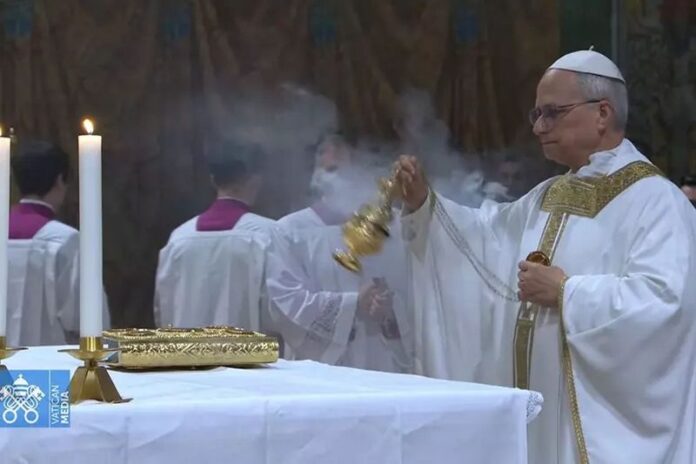 prima messa papa leone XIV