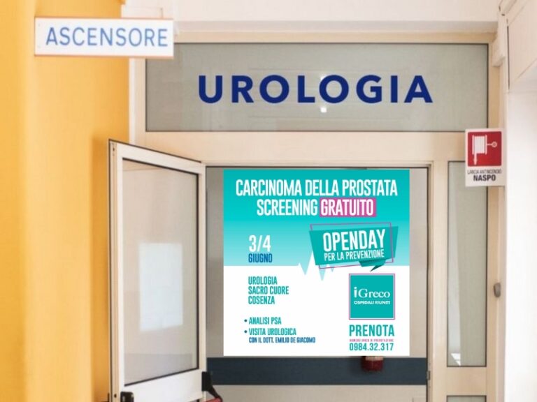 Check-up gratis per la prostata: iGreco apre le porte alla prevenzione senza costi