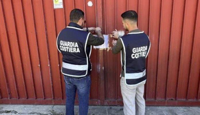 sequestro officina le castella