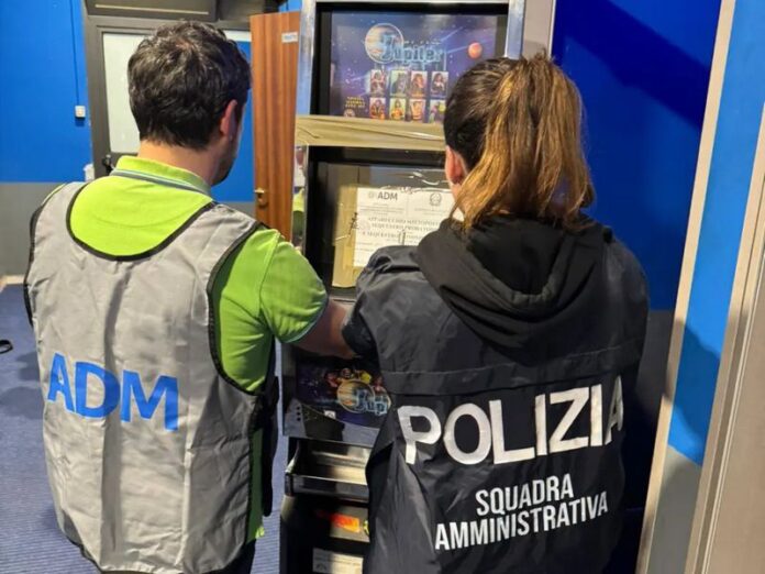 sequestro slot gioco d'azzardo