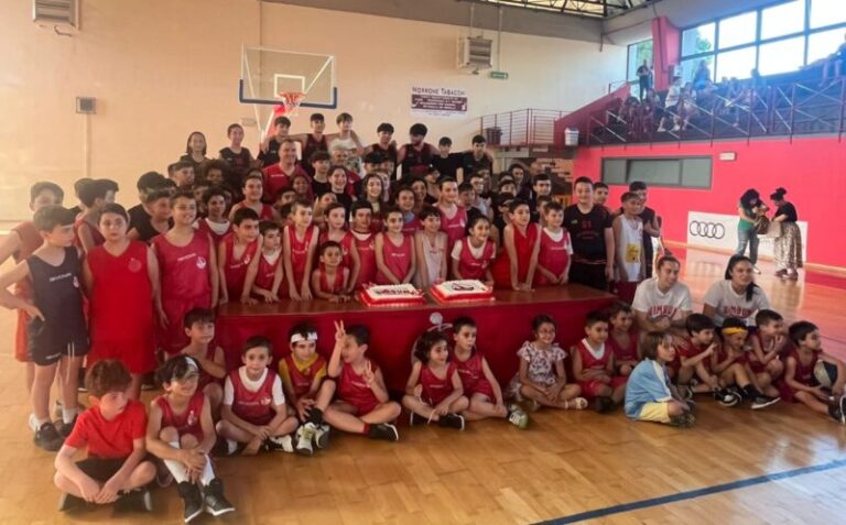 Oltre 120 bimbi alla festa conclusiva dei corsi della Bim Bum Basket