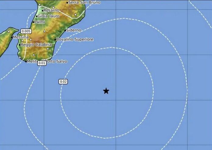 Terremoto nello Jonio meridionale