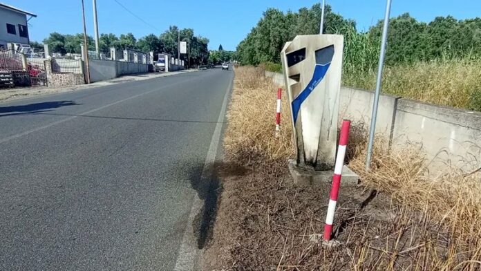 incendio autovelox tra palmi e gioia tauro