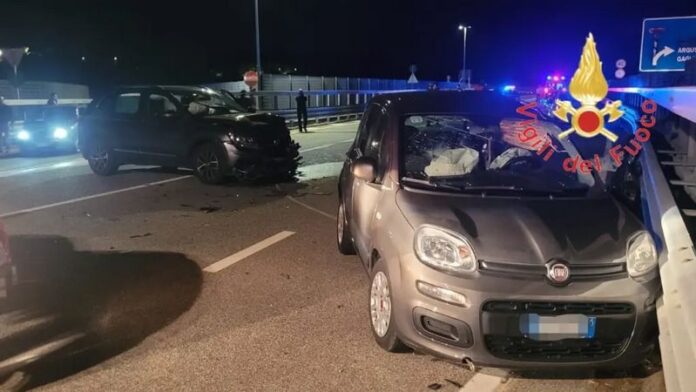 incidente mortale trasversale delle serre
