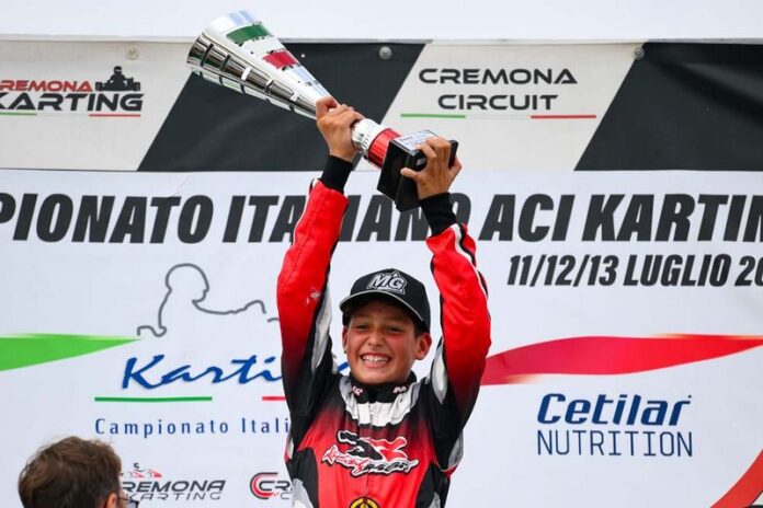 Campionato italiano Aci Karting, il montaltese Michele Orlando trionfa anche a Cremona