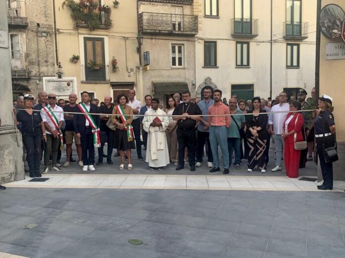 inaugurazione piazza laino borgo