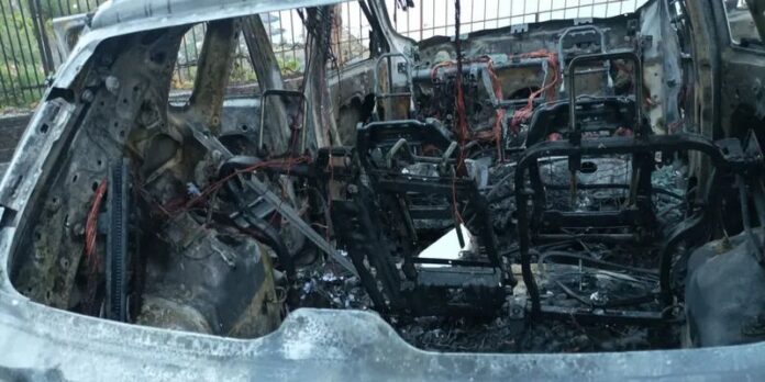 incendio auto sindaco madeo