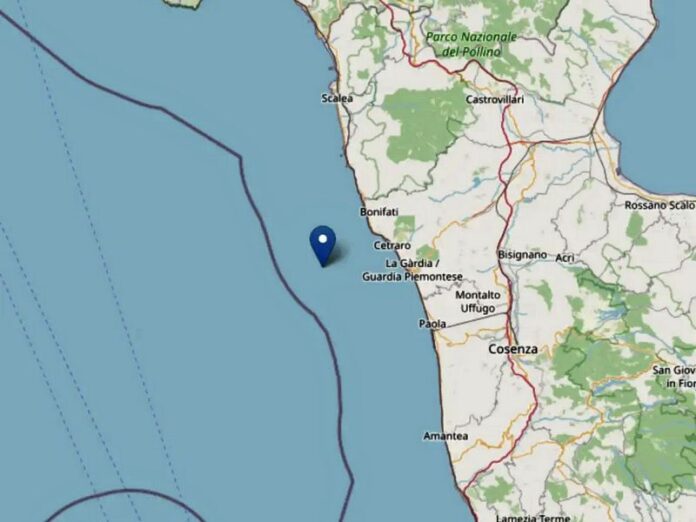 scossa terremoto diamante