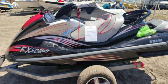 sequestro moto acqua