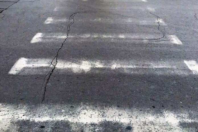 strisce pedonali cariati