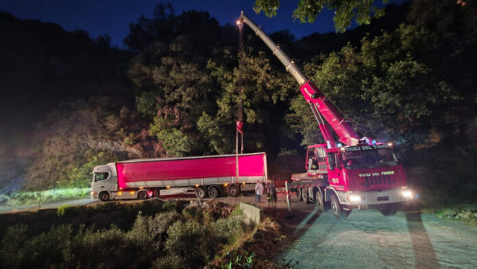 tir sfonda guardrail