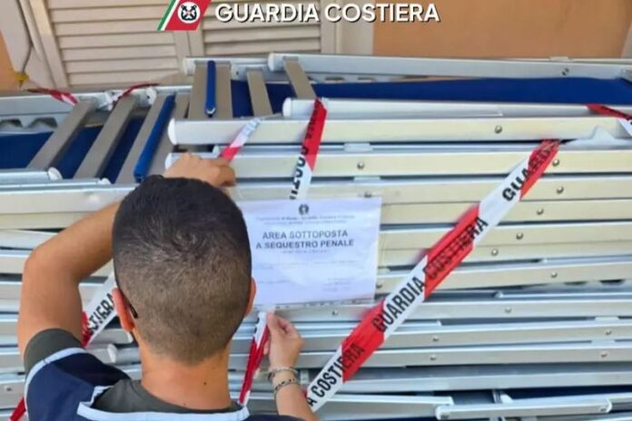 Guardia Costiera Crotone sequestro struttura