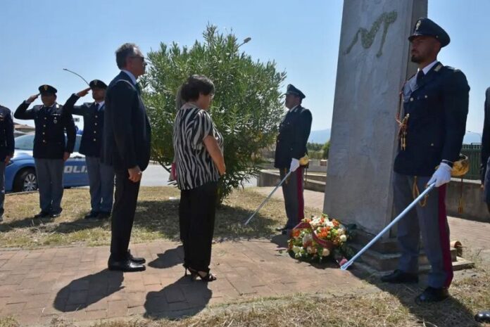 Polizia Catanzaro celebrazioni agente