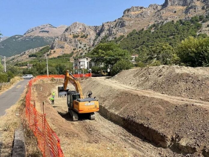 lavori canale Clavaro_Frascineto