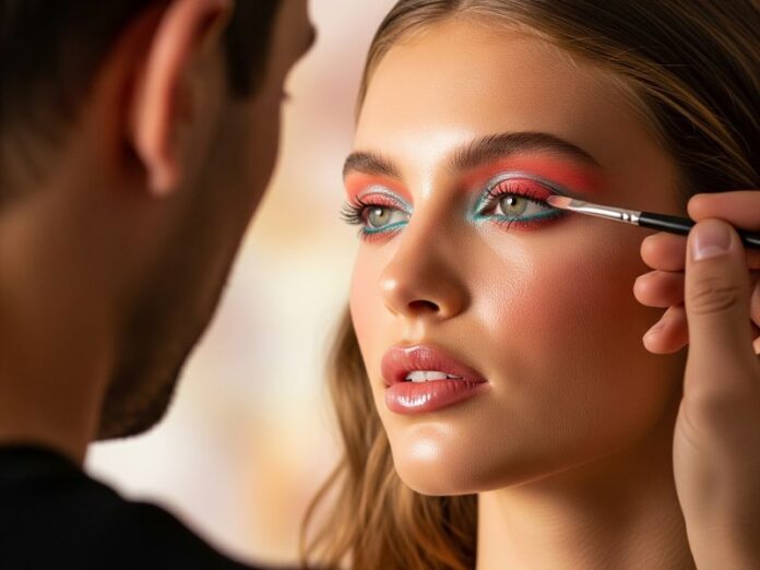 make up trucco modella