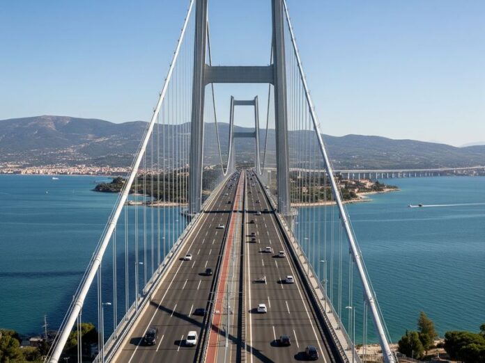 pedaggio macchine ponte_ai generated