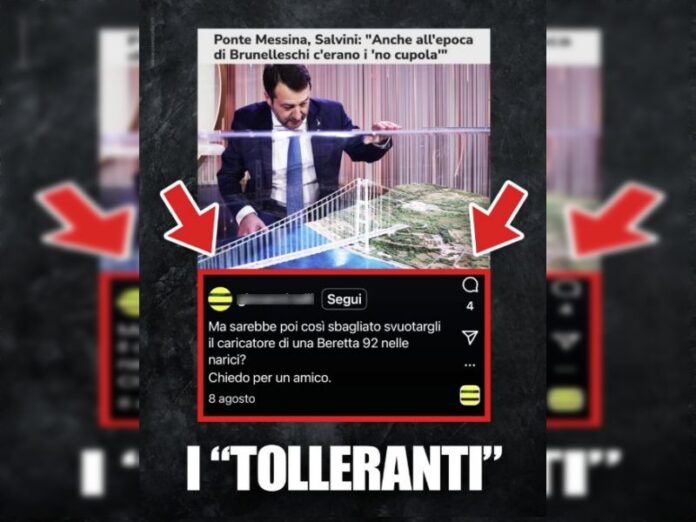 salvini minacce ponte