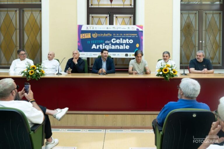 Scirubetta 2025: Reggio Calabria capitale mondiale del gelato artigianale. Presentata alla stampa la IV edizione del Villaggio del Gelato Artigianale