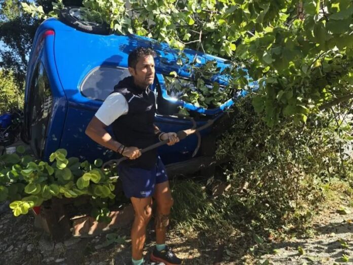 Tiriolo poliziotto soccorre feriti