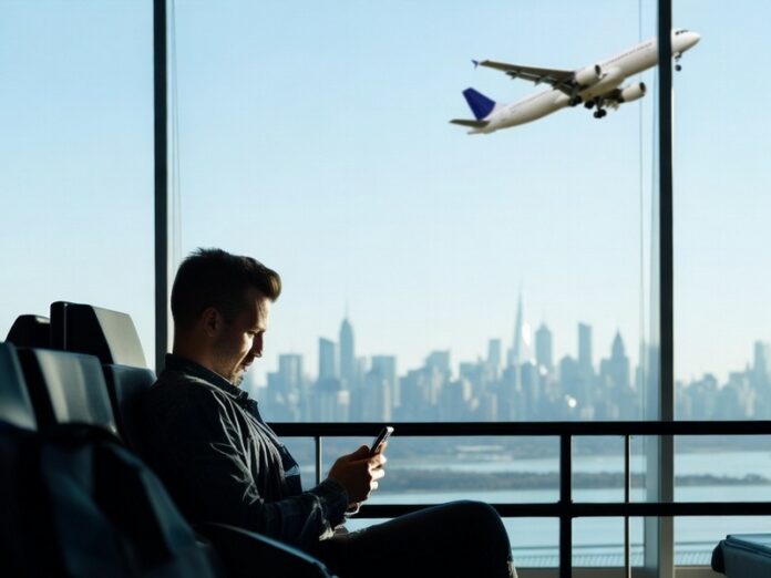 aeroporto passeggeri aereo