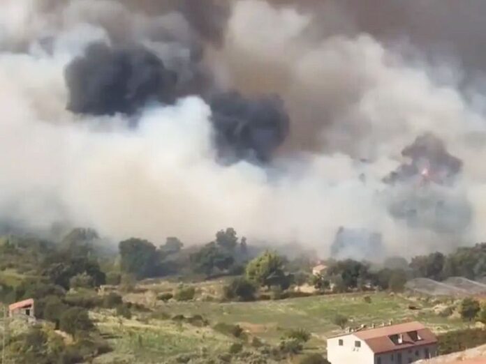 incendio santa domenica talao