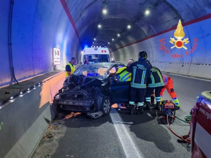 incidente galleria ss106