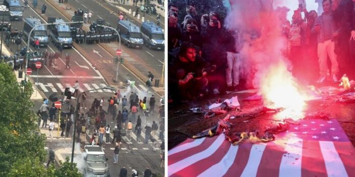 scontri milano protesta gaza