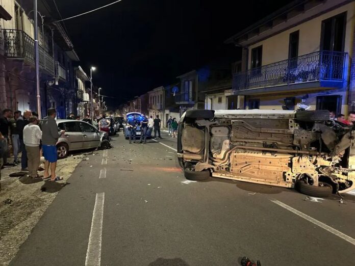 vibo incidente centro città