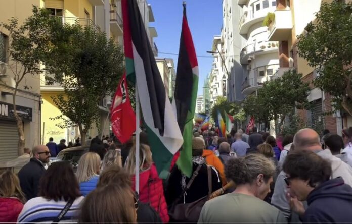 protesta gaza cosenza