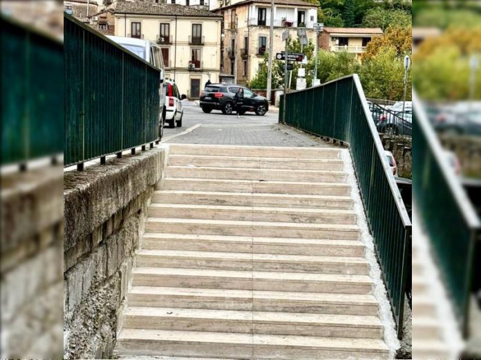 scalinata di Piazza Tommaso Campanella