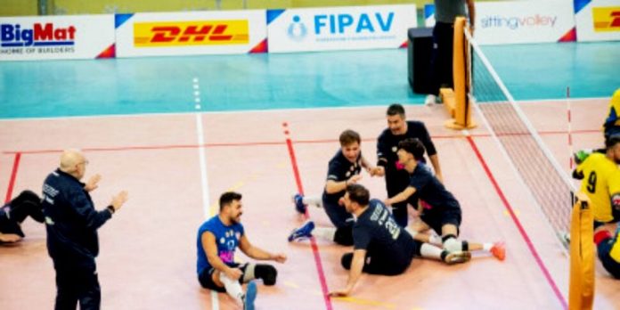 sitting volley