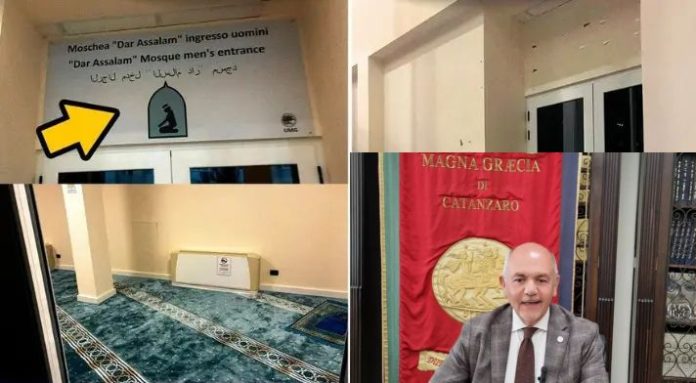 targa moschea università catanzaro