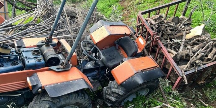 corigliano rossano trattore incidente