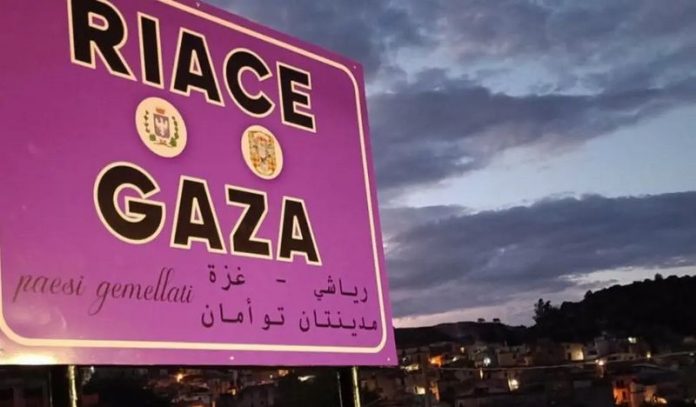 gemellaggio riace gaza