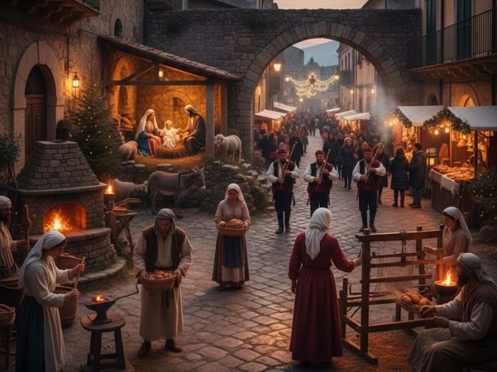 presepe vivente_AI generico